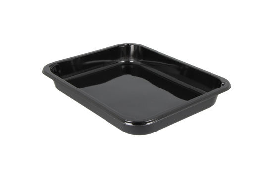 CPET tray black 1 vak C2227-1T 227x178x29mm