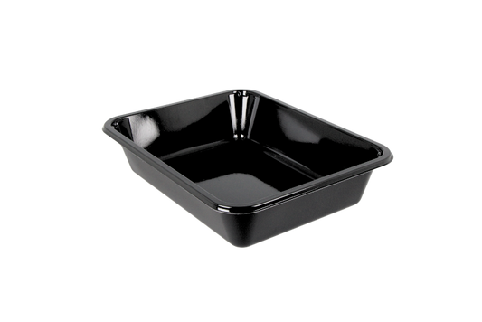 CPET tray black 500ml C2171-1K 171x127x35mm