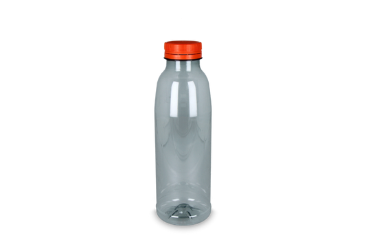 rpet bottle 750cc with orange cap