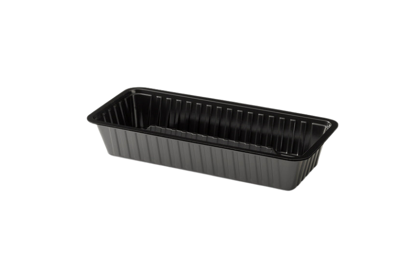 Snacktray J16D dubbel zwart