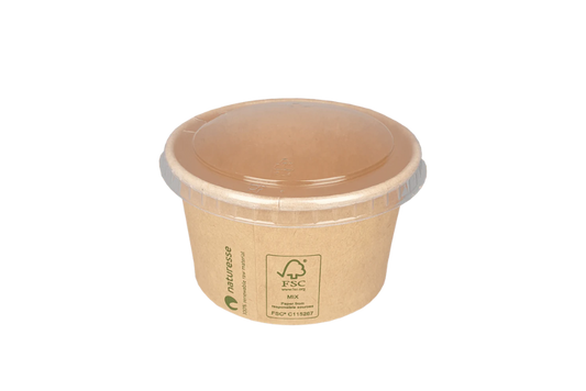 Container 150cc Ø85mm 5oz cardboard kraft BIO