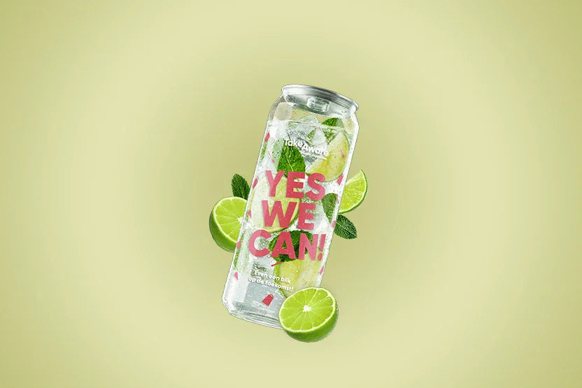 takeaware.nl Saus- en amusebakjes Bedrukte PET Cans