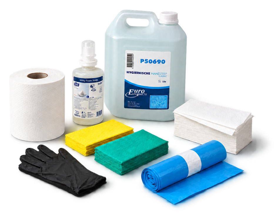 Schoonmaak en hygiëne assortiment