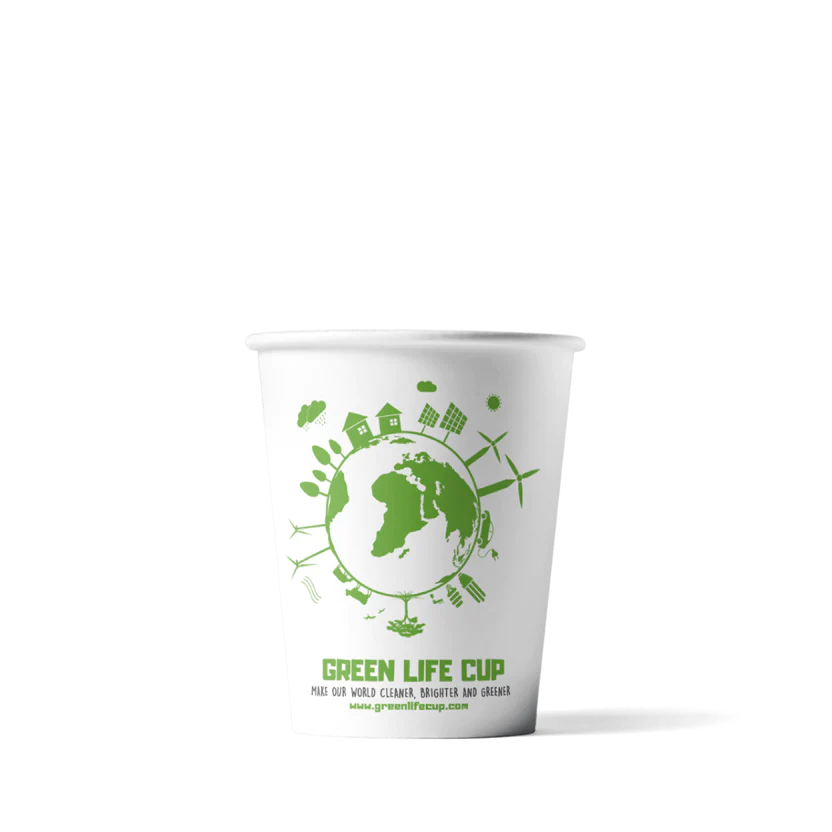 Koffiebeker 180cc 7.5oz Ø70mm FSC®Mix BIO Green Life