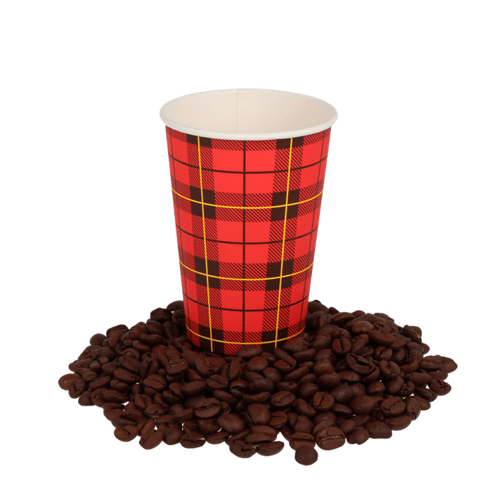 Coffee cup 180cc 7.5oz Ø70mm Tartan scotty