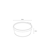 takeaware.nl Saus- en amusebakjes Covercup met vaste deksel 80cc