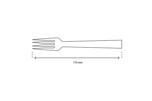 Bamboe vork 170mm BIO