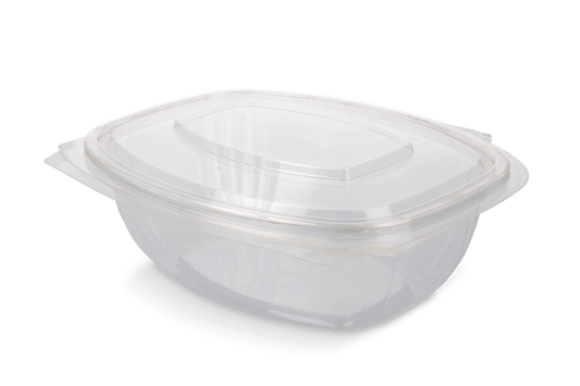 takeaware.nl Saladebakken en bowls Saladebakje met klapdeksel 1000 ml BIO