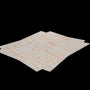 Greaseproof paper 28x34cm burger sheets orange parole FSC®Mix BIO