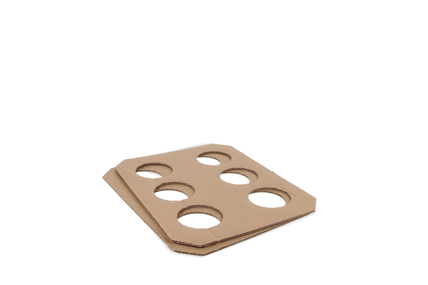 Carrying tray for 6 cups Cardboard