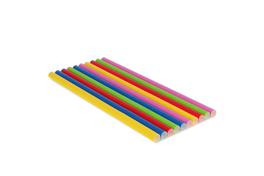 Paper straws color mix 240x10mm FSC®Mix BIO