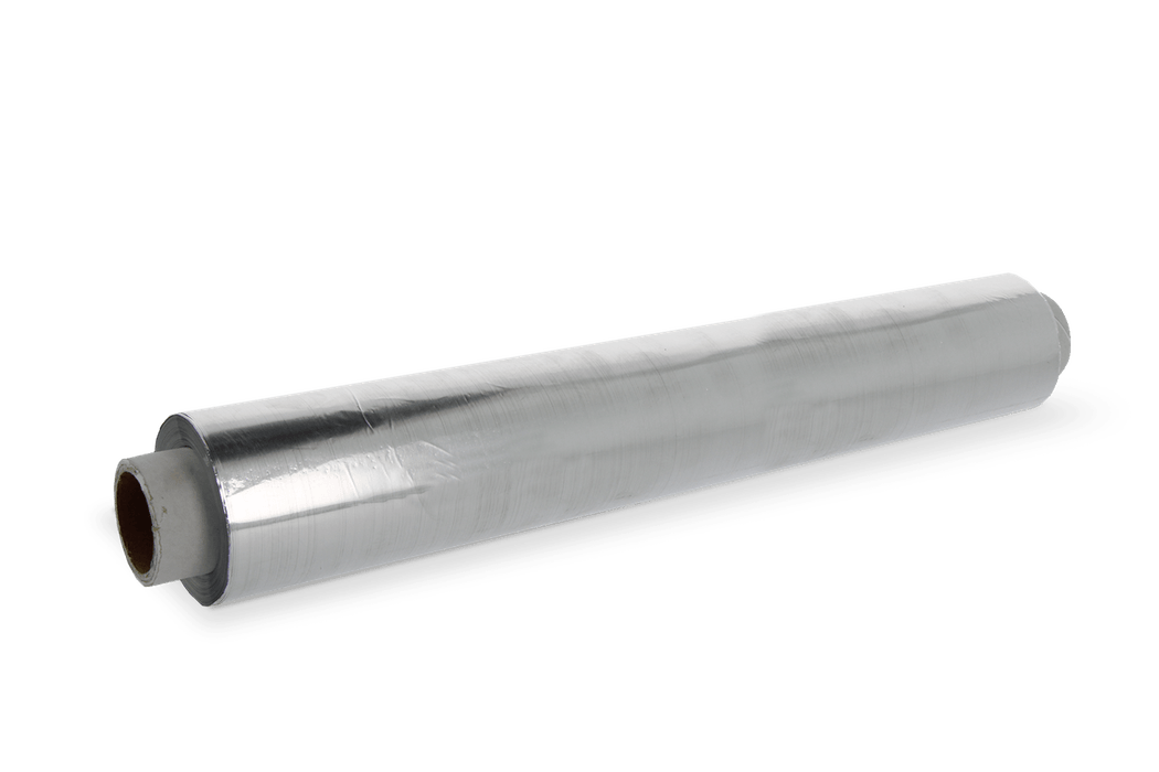 Aluminum foil roll in dispenser cutter box 50cm x 150m