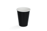 Milkshakebeker klein 360ml 12oz zwart karton