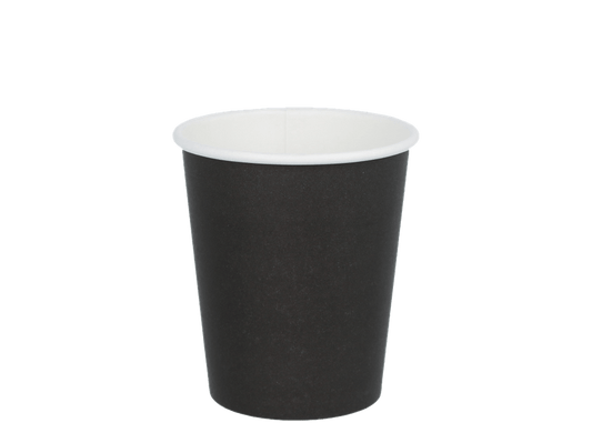 Koffiebeker 230cc 8oz Ø80mm karton zwart FSC®Mix