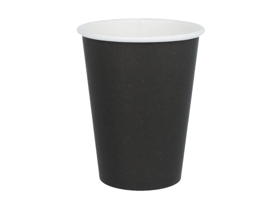 Coffee cup 360cc 12oz Ø90mm cardboard black FSC®