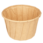 takeaware.nl Saus- en amusebakjes Souffle sausbakje papier 100ml 3,25oz BIO