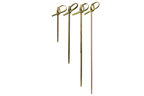 takeaware.nl Prikkers Bamboe prikker met knoop 15cm BIO