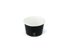 Ice cream cup 120ml Ø78mm 4oz FSC®Mix cardboard black