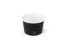 Ice cream cup 240ml Ø90mm 8oz FSC®Mix cardboard black