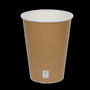 Gobelet à café 360cc 12oz Ø90mm FSC®Mix kraft brun