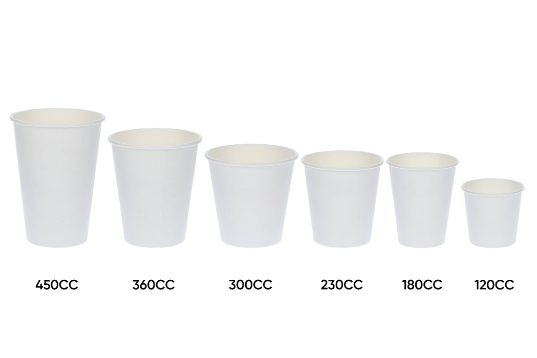 takeaware.nl Koffiebekers Kartonnen koffiebeker 300cc 10oz wit