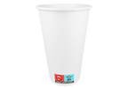 takeaware.nl Koffiebekers Kartonnen koffiebeker 450cc 16oz wit