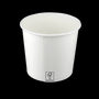 Ice cream cup 360ml Ø90mm 12oz FSC®Mix cardboard white