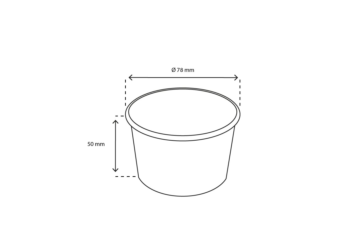 takeaware.nl IJsbekers IJsbeker 120ml Ø78mm 4oz karton wit