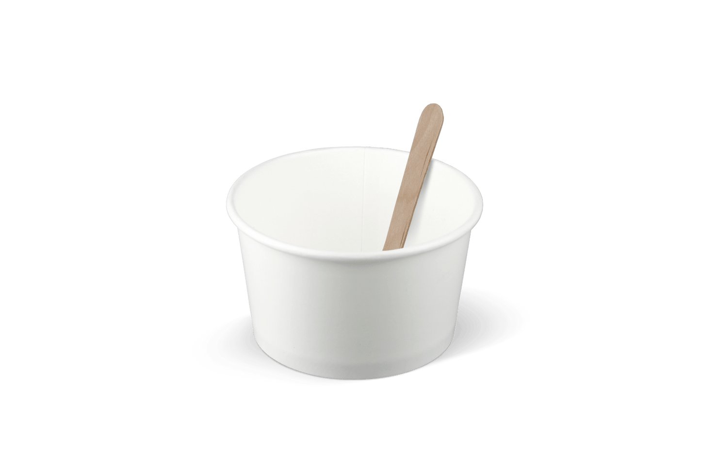 Ice cream cup 240ml Ø92mm 8oz cardboard white