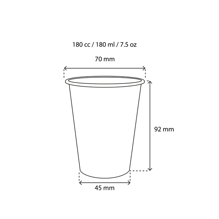 Koffiebeker karton 180ml - Schotse Ruit | 2.500 stuks per doos Koffiebeker karton 180ml - Schotse Ruit | 2.500 stuks per doos