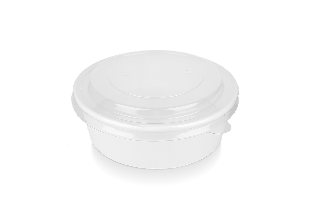 takeaware.nl Saladebakken en bowls Salade Poke Bowl 500ml 20oz Ø148mm wit