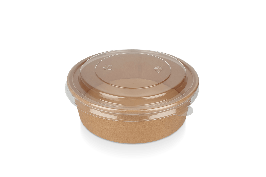 takeaware.nl Saladebakken en bowls Salade Poke Bowl 500ml 20oz Ø148mm kraft