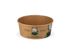 takeaware.nl Salade bowl 750ml Ø148mm kraft - PokePoke custom