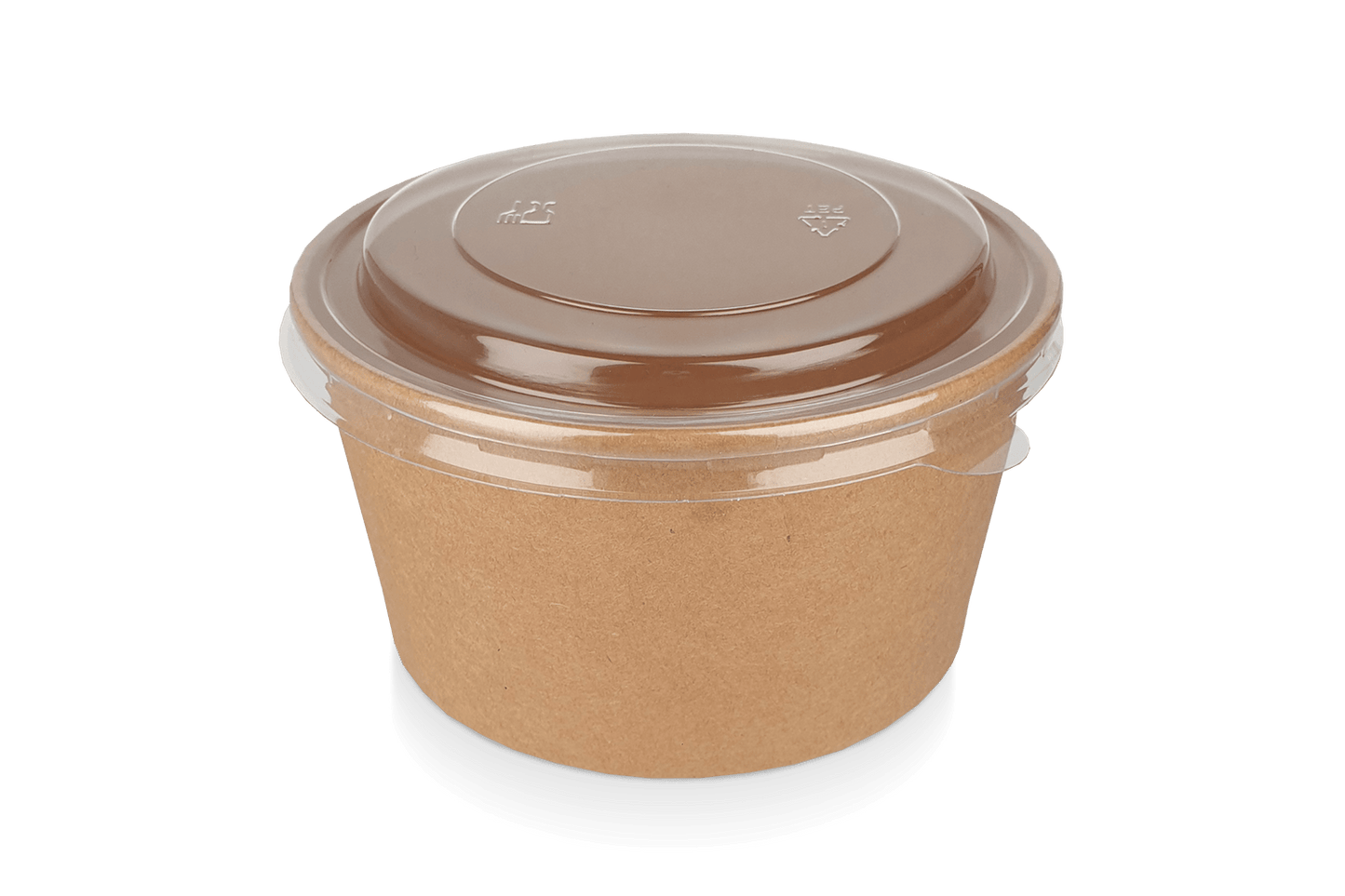 takeaware.nl Saladebakken en bowls Salade Poke Bowl 1000ml 32oz Ø148mm kraft