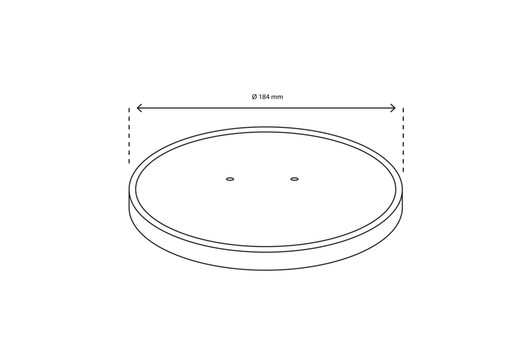 takeaware.nl Saladebakken en bowls Deksel Salade Poke Bowl 900-1100-1300ml Ø184mm wit BIO