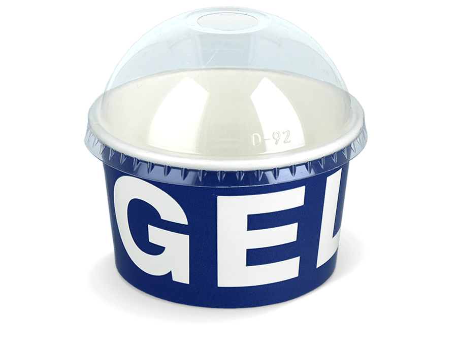 takeaware.nl IJsbekers IJsbeker 240ml Ø92mm 8oz karton GELATO