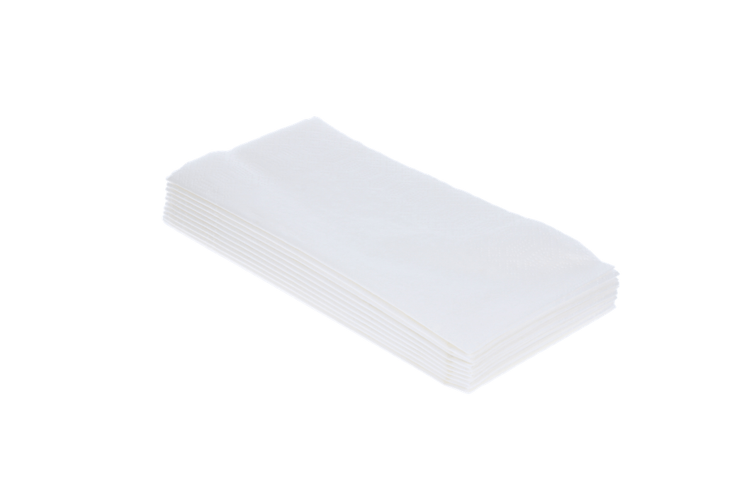 Napkin 2 ply 1/8 fold 40x40cm paper white BIO