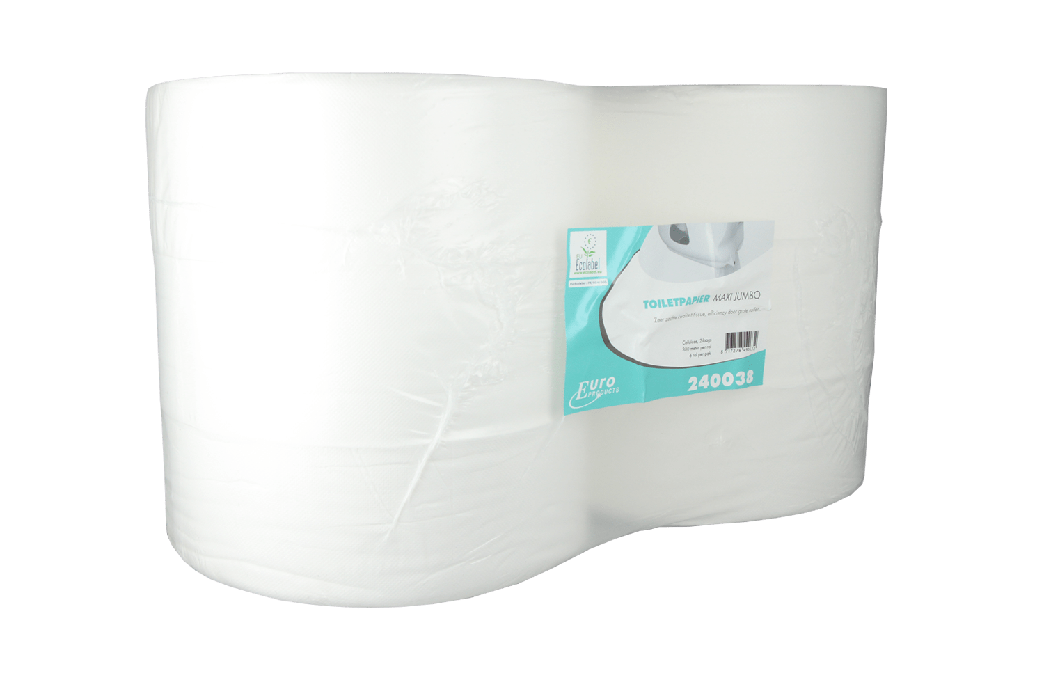 Toilet paper Jumbo Maxi 2 ply 6x380 meters