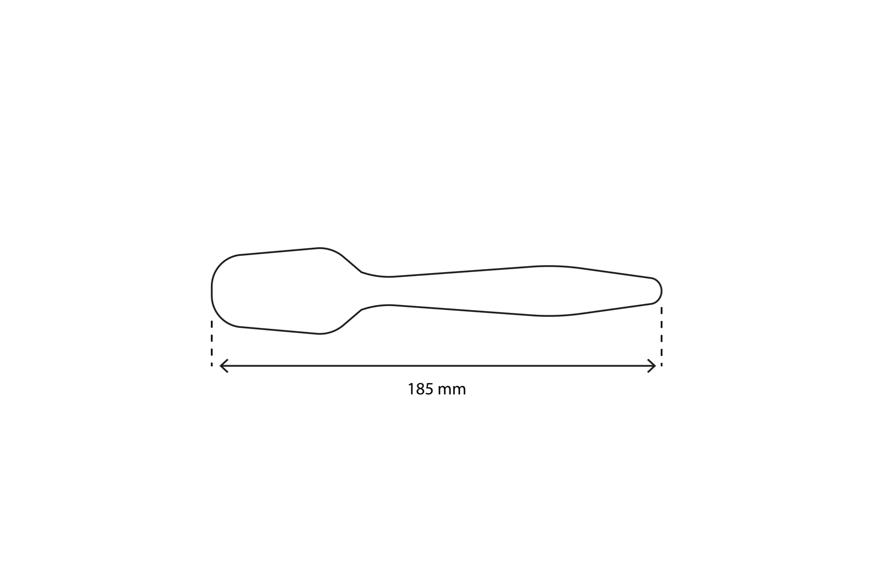 Houten lepel 185mm 100% FSC® BIO