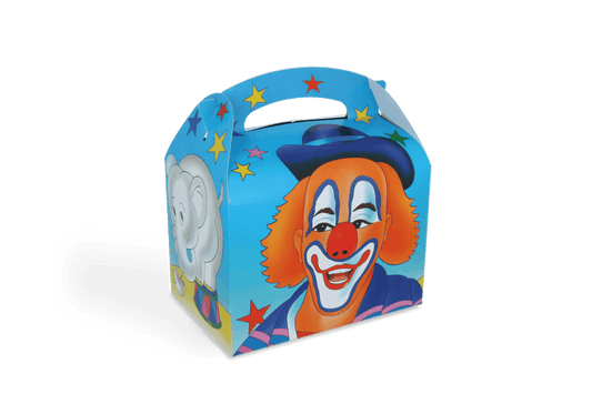 Kids Menu Boxes Clown