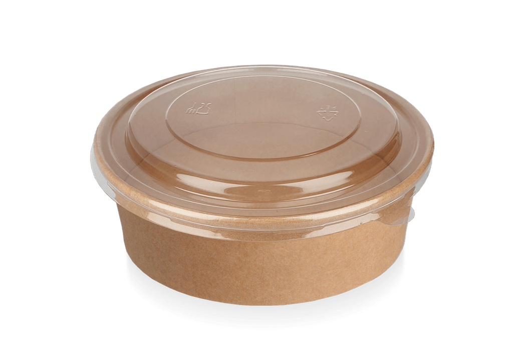 takeaware.nl Saladebakken en bowls Salade Poke Bowl 1100ml 38oz Ø184mm kraft