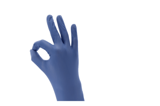 takeaware.nl Handschoenen Handschoenen Vitrile Cat III Blauw Maat S