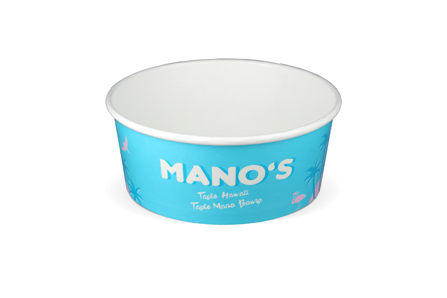 takeaware.nl Salade bowl 750ml Ø148mm wit - MANO'S custom