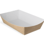 Frietbakjes A14 kraft/wit BIO