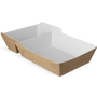 Chips trays A20 (A14+1) kraft/white BIO