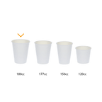 takeaware.nl Koffiebekers Kartonnen koffiebeker 180cc 7.5oz gestreept