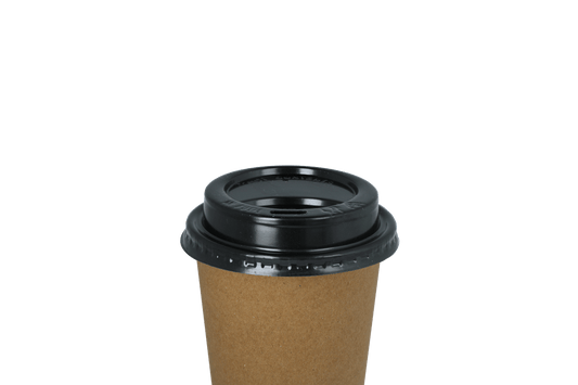 takeaware.nl Koffiebenodigdheden Koffiebeker deksels zwart Ø70mm