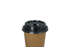takeaware.nl Koffiebenodigdheden Koffiebeker deksels zwart Ø70mm