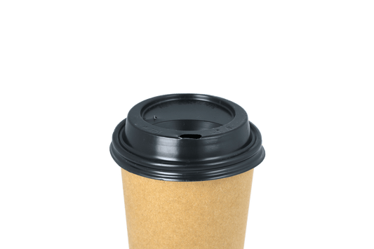 Coffee cup lids black Ø73mm