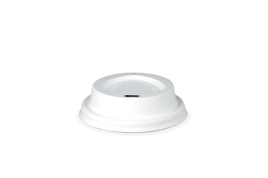 Coffee cup lids Ø73mm sugarcane BIO